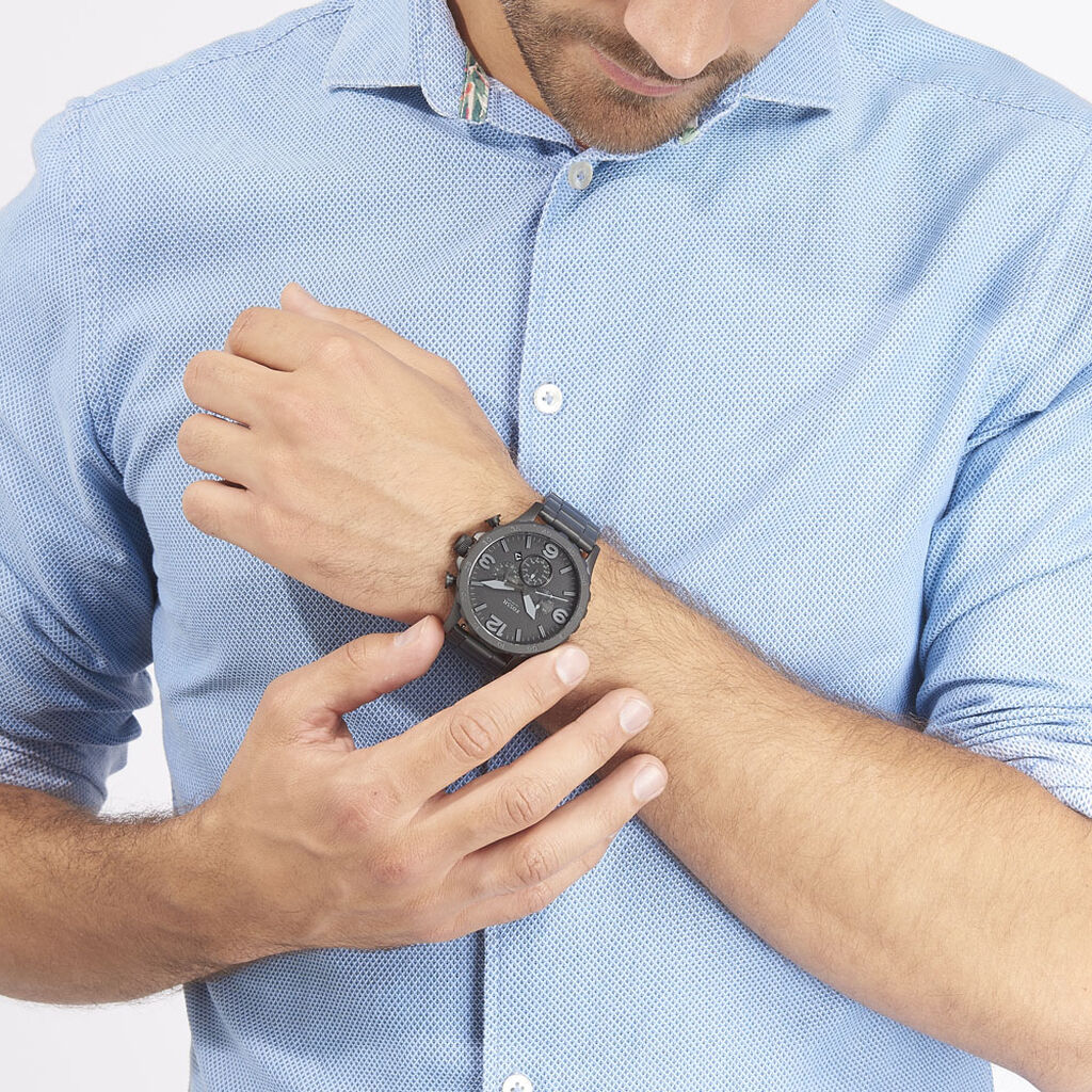 Montre Fossil Nate Noir