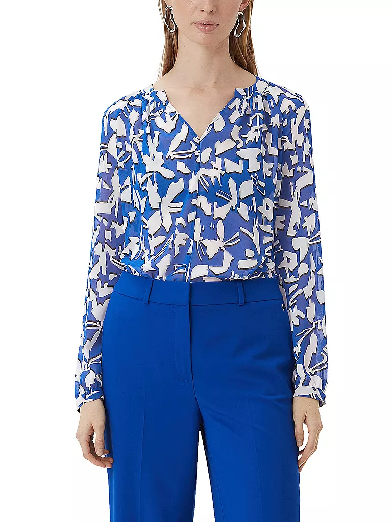 COMMA Bluse  blau