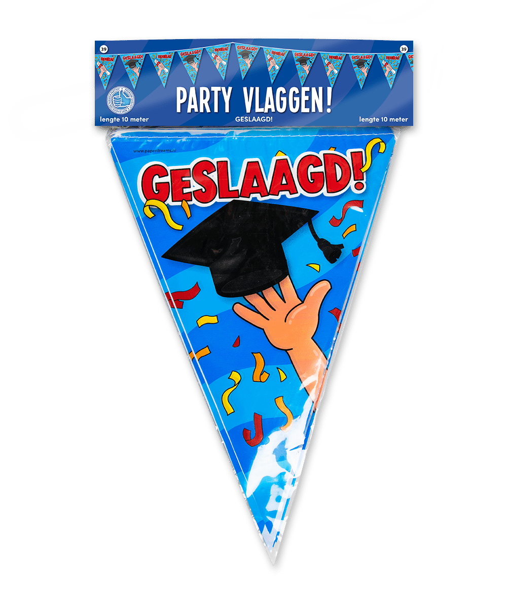 Geslaagd Slingers Carton 5m