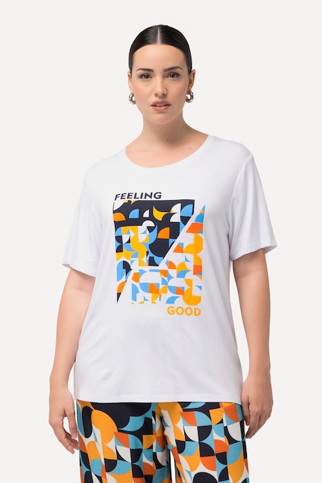 T-Shirt, grafisches Motiv, Rundhals, Halbarm