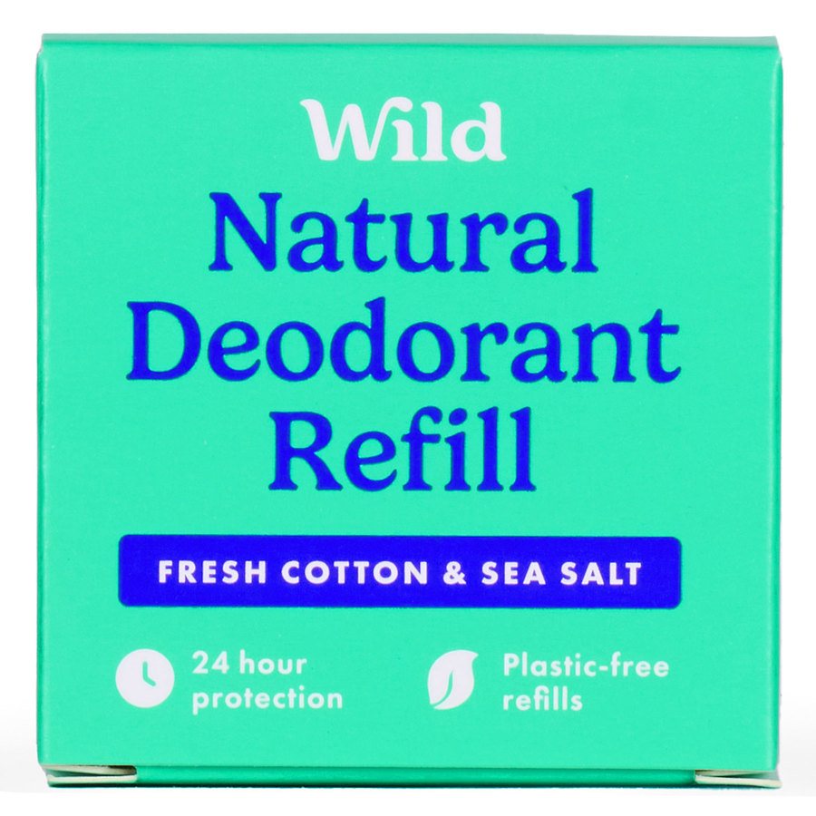 Wild Fresh Cotton & Sea Salt Deodorant Refill 40g