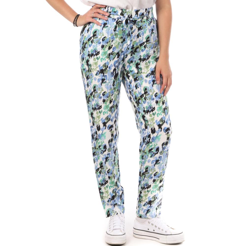 Vero Moda Pantalons Fluide Vert/Bleu Femme Vero Moda Vmeasy