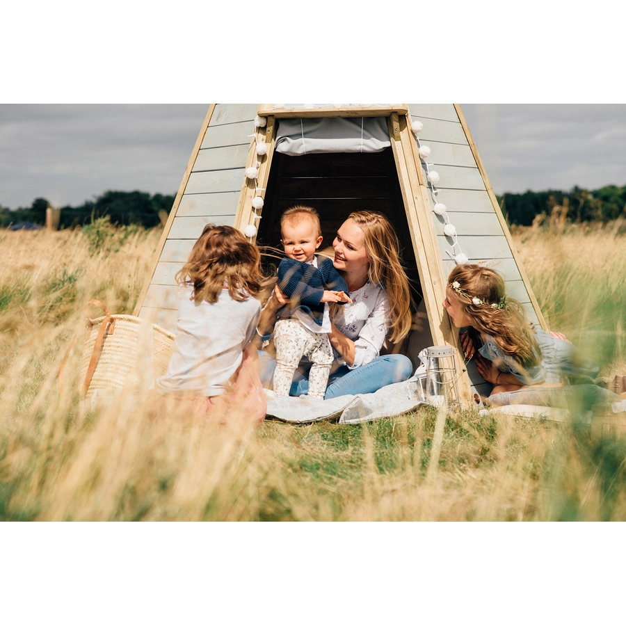 plum® Spielhaus Tipi aus Holz, 230 cm