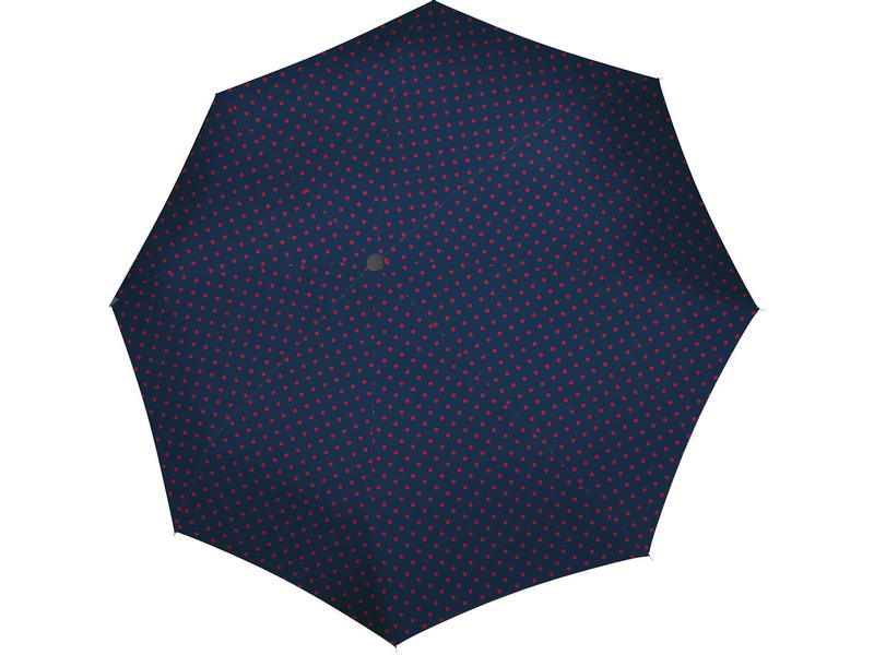 Reisenthel Knirps Schirm Pocket Duomatic Mixed Dots Red Regenschirm aus recyceltem PET