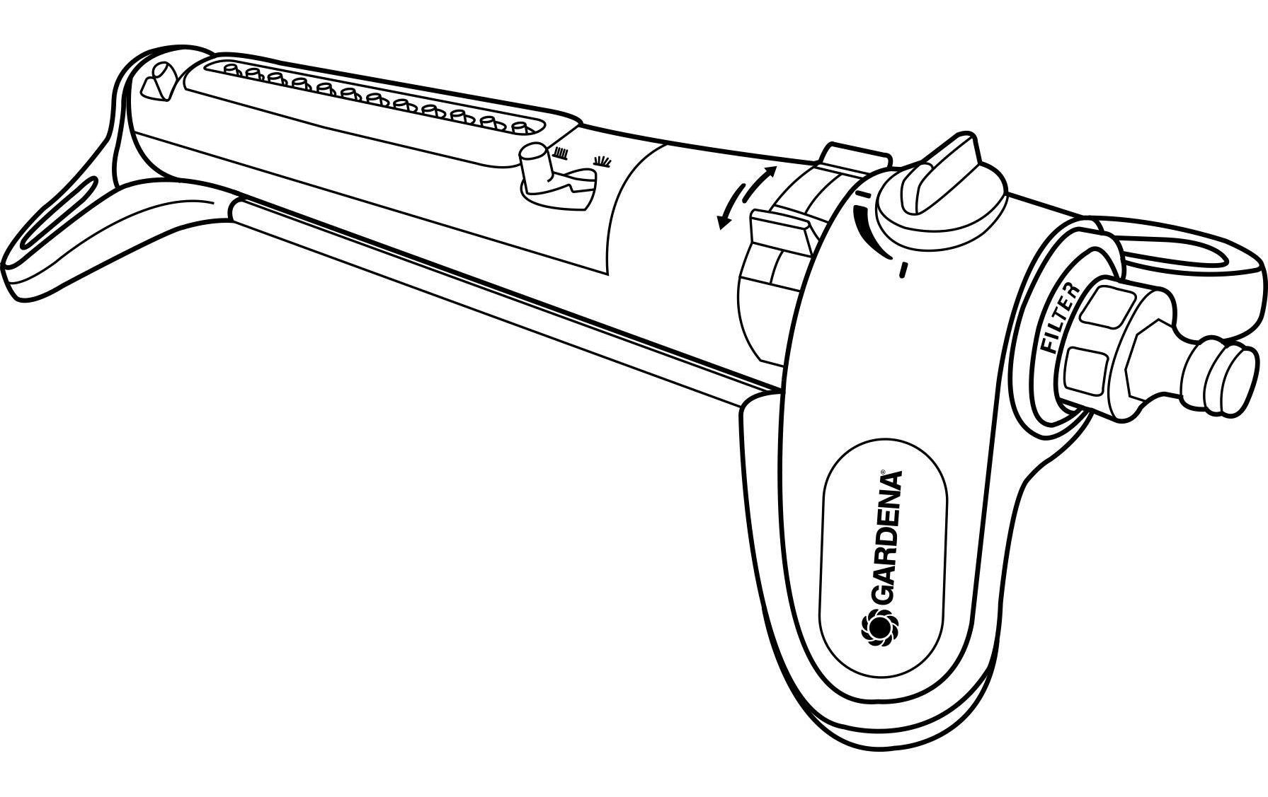 Viereckregner AquaZoom SGardena Viereckregner AquaZoom S