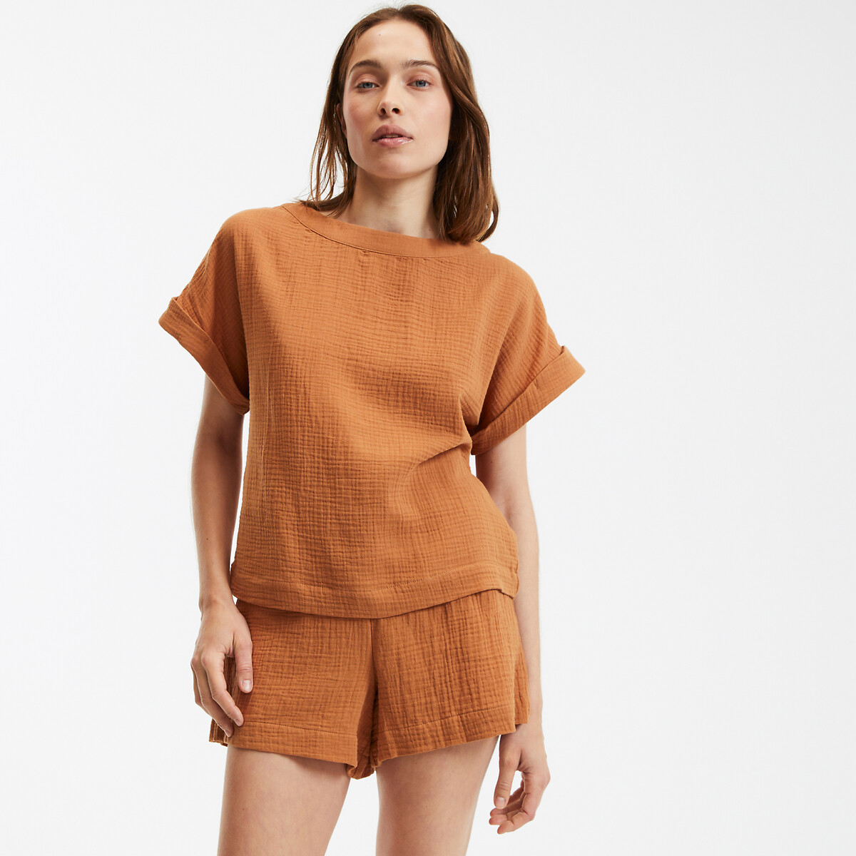 COLEÇÕES LA REDOUTE<br>Calções pijama em tetra