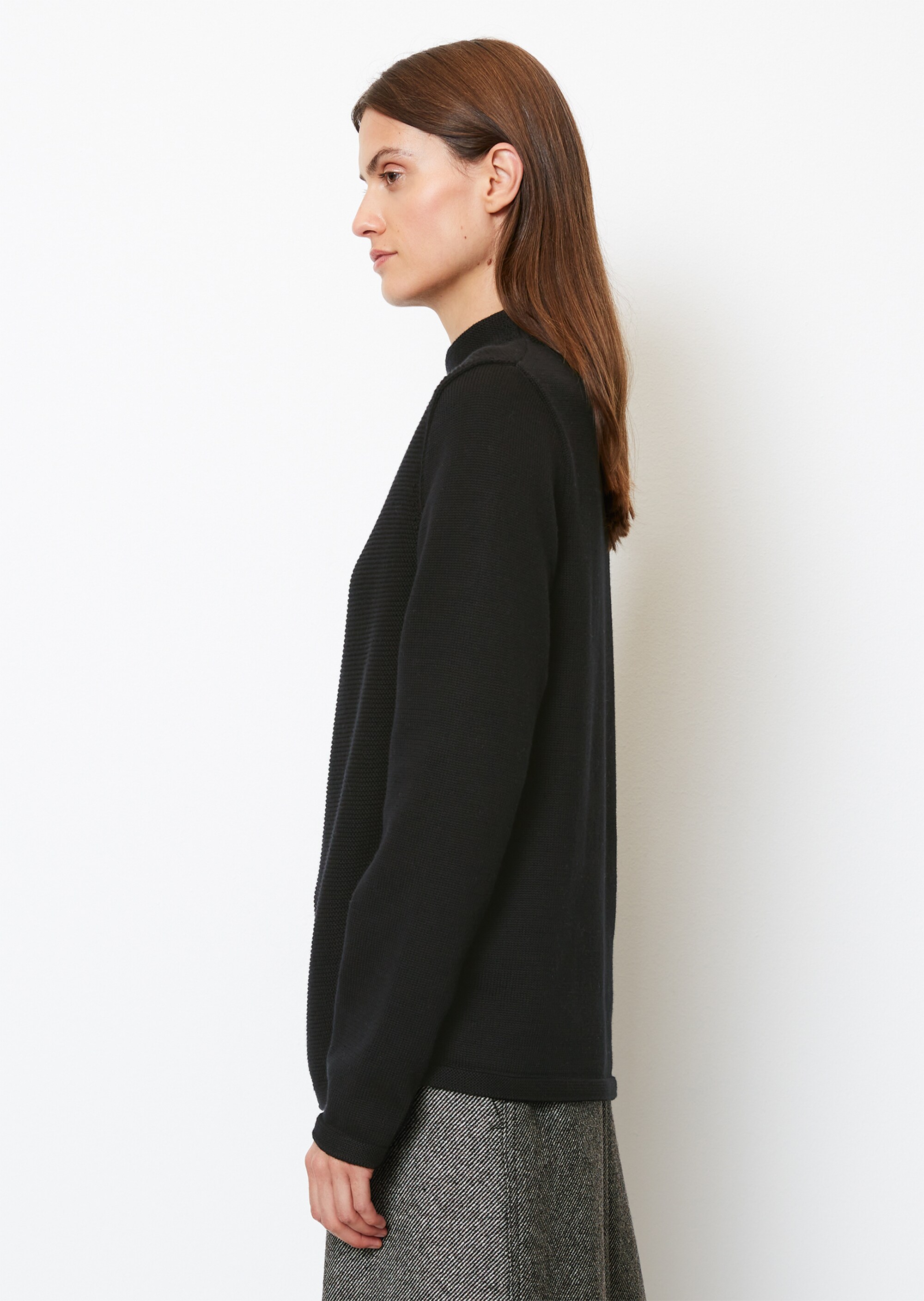 Strickpullover slim aus Organic Cotton