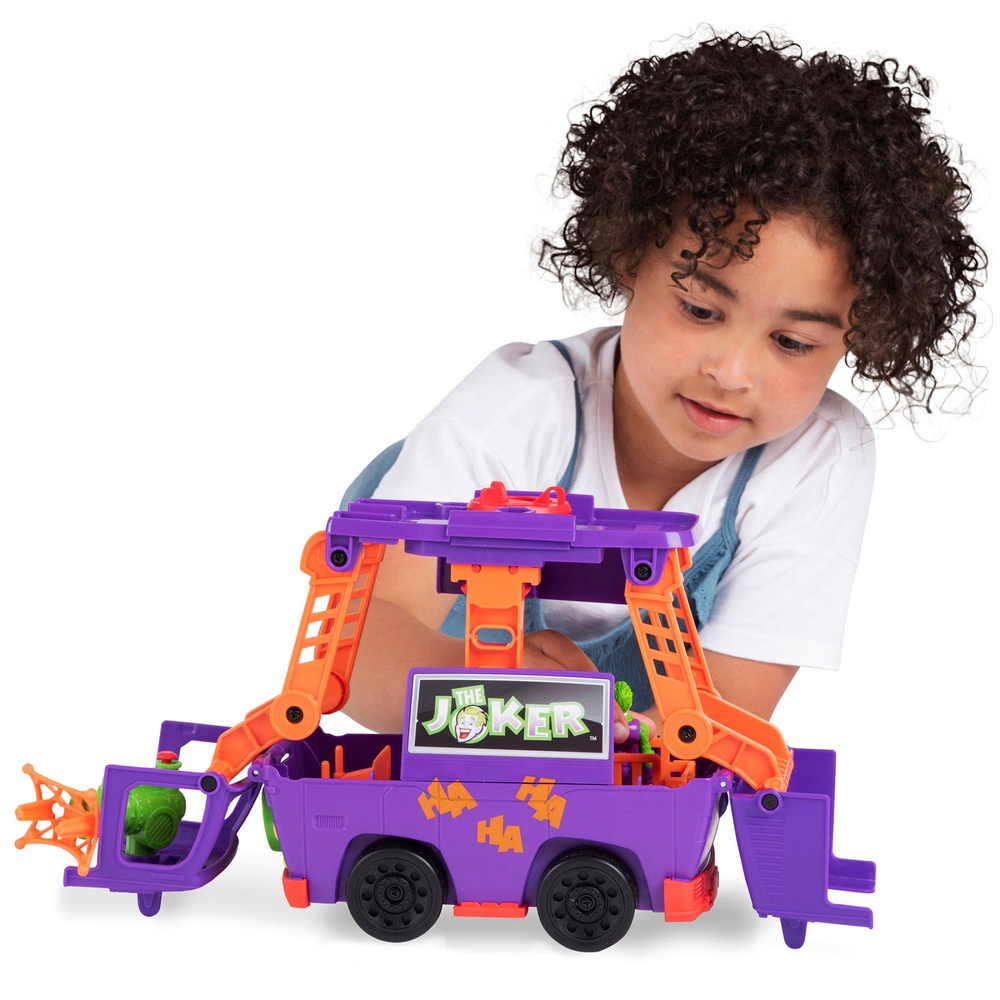 Imaginext DC Super Friends: Joker-Van-Hauptquartier mit Batman- und Joker-Figuren