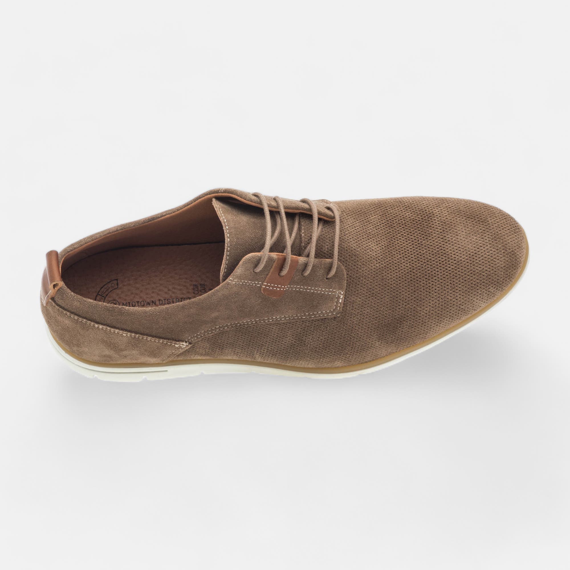 Derbies Homme en cuir beige