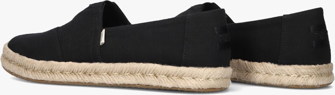 TOMS zwarte toms espadrilles alpargata rope 2.0