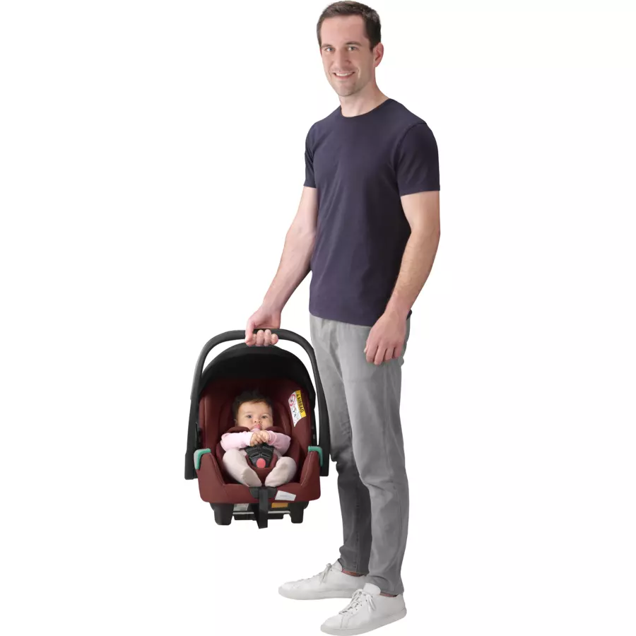 RECARO Babyschale AVAN I SIZE Fibre Black Iron Red