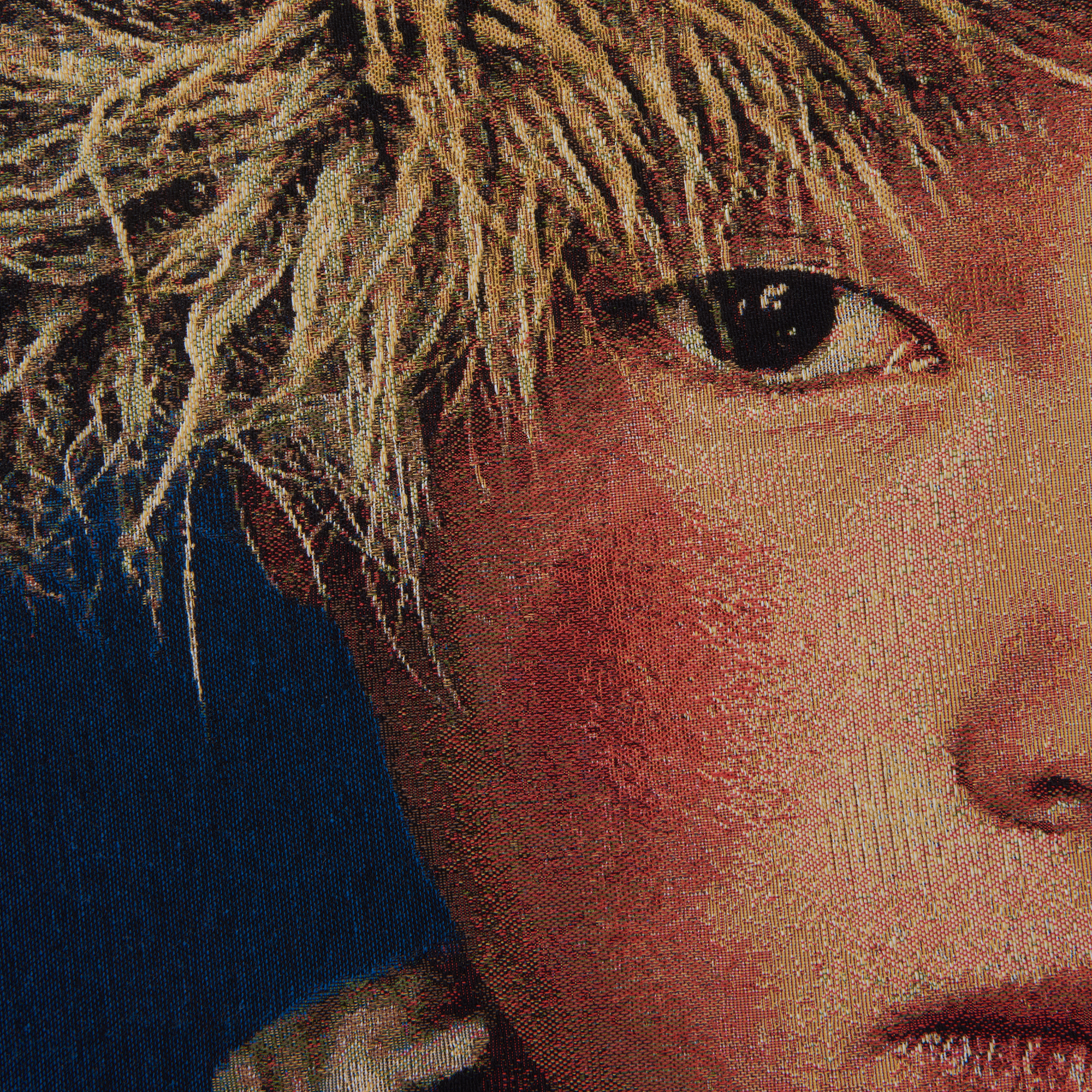 Geweven wandpaneel Tibetan Boy 80 x 120 cm