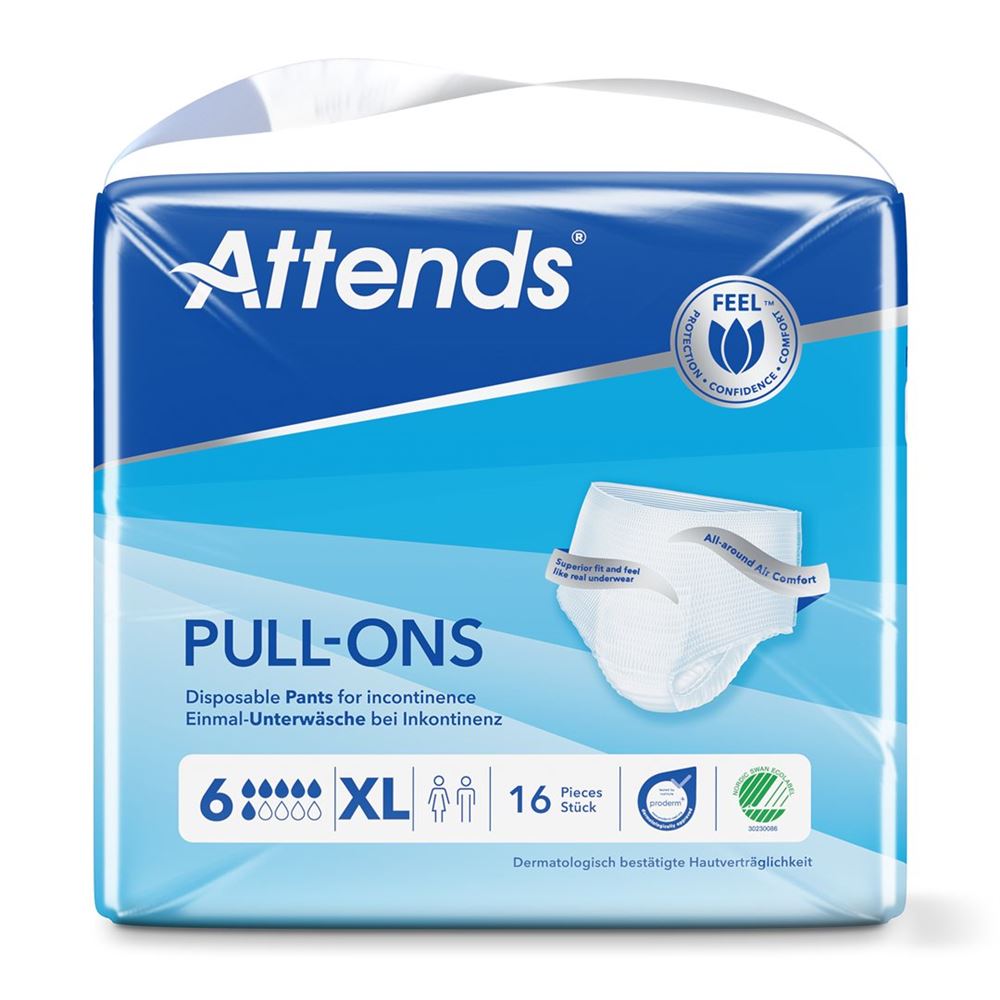 Attends Pull Ons 6<br>16 Stück, Beutel, XL