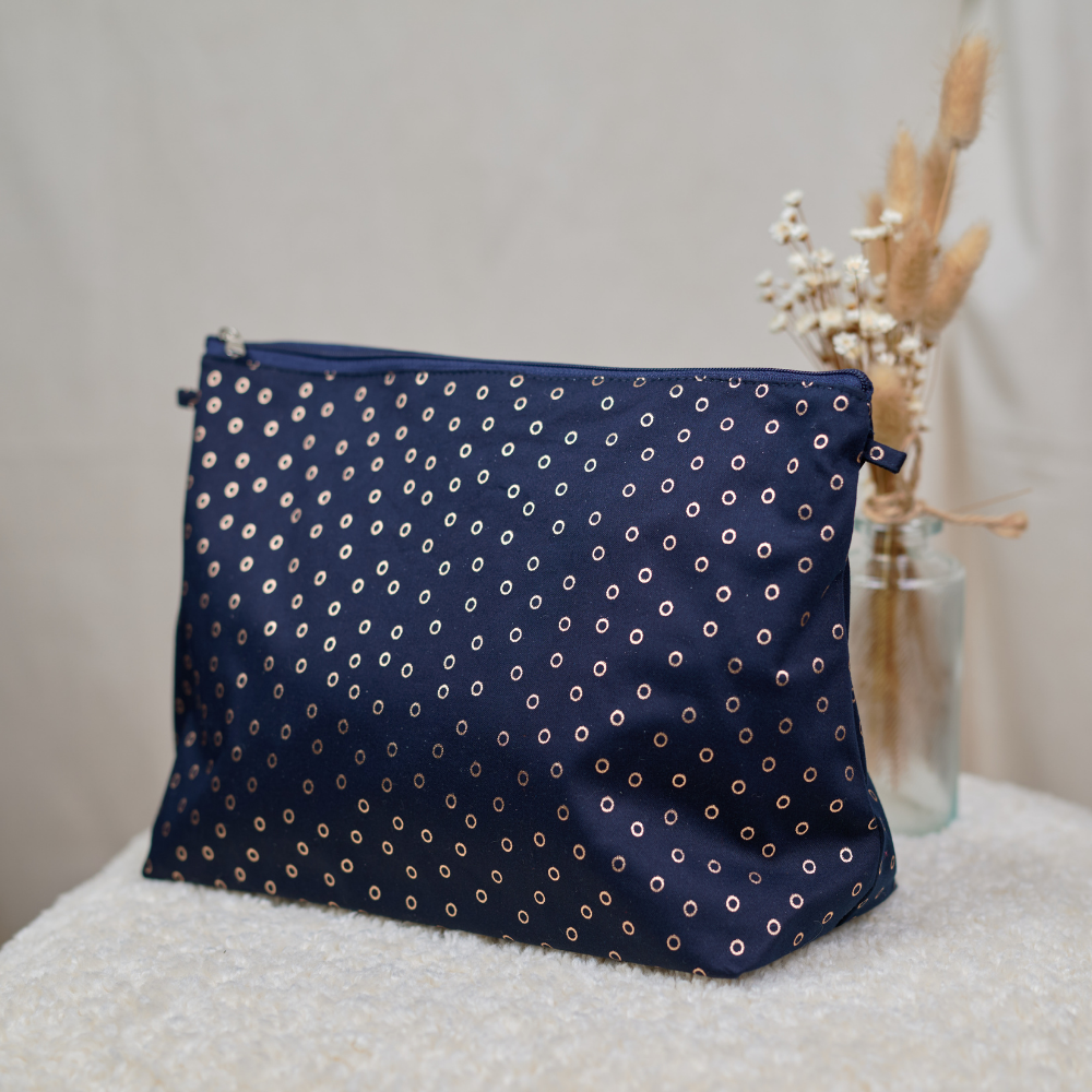 Trousse De Toilette Bulle Bronze Marine