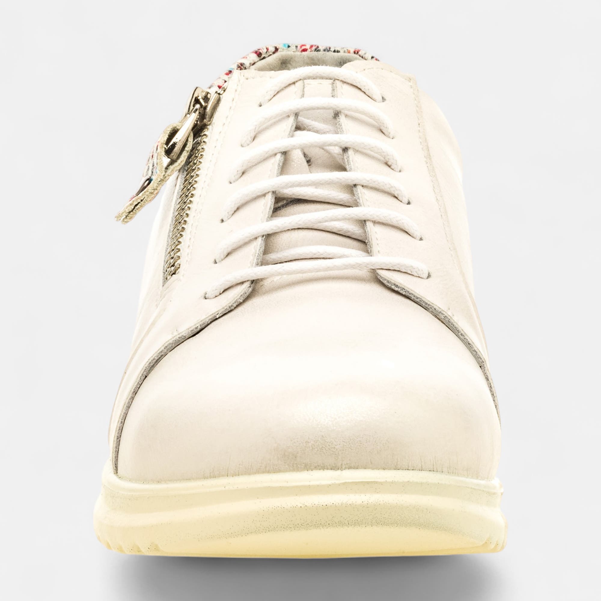 Baskets basses Femme en cuir blanc