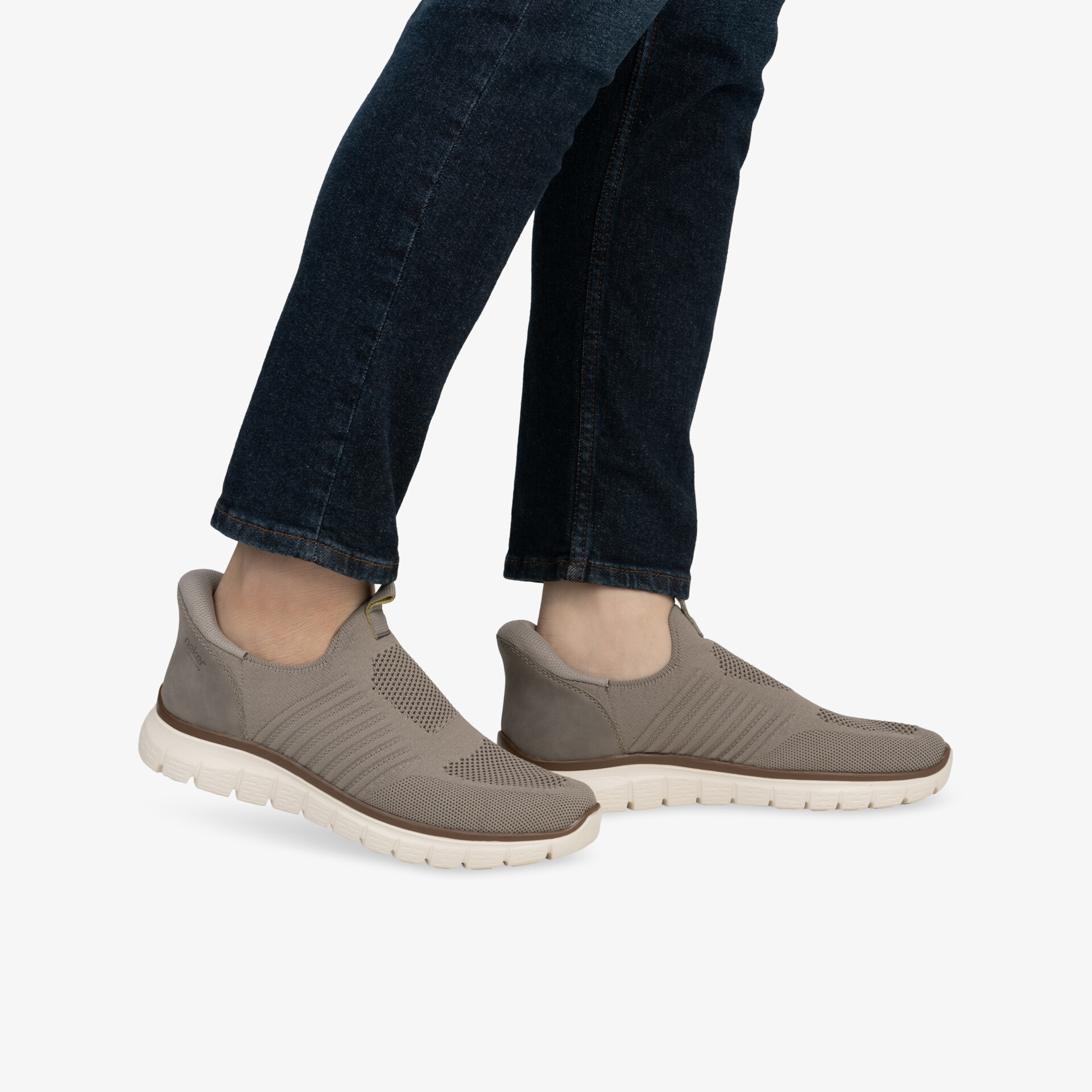 rieker Herren Slip On beige