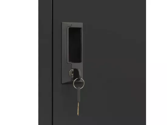 Armoire à casiers Anthracite 38x45x180 cm Acier