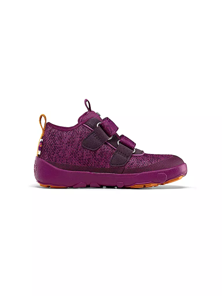 AFFENZAHN Kinder Barfußschuhe - Übergangsschuhe KNIT HAPPY Vogel beere
