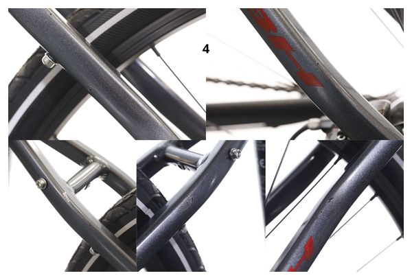 VTC Électrique BH Atom Cross Shimano Altus 8V 500 Wh 700 mm Gris Plata 2023 - Produit Reconditionné