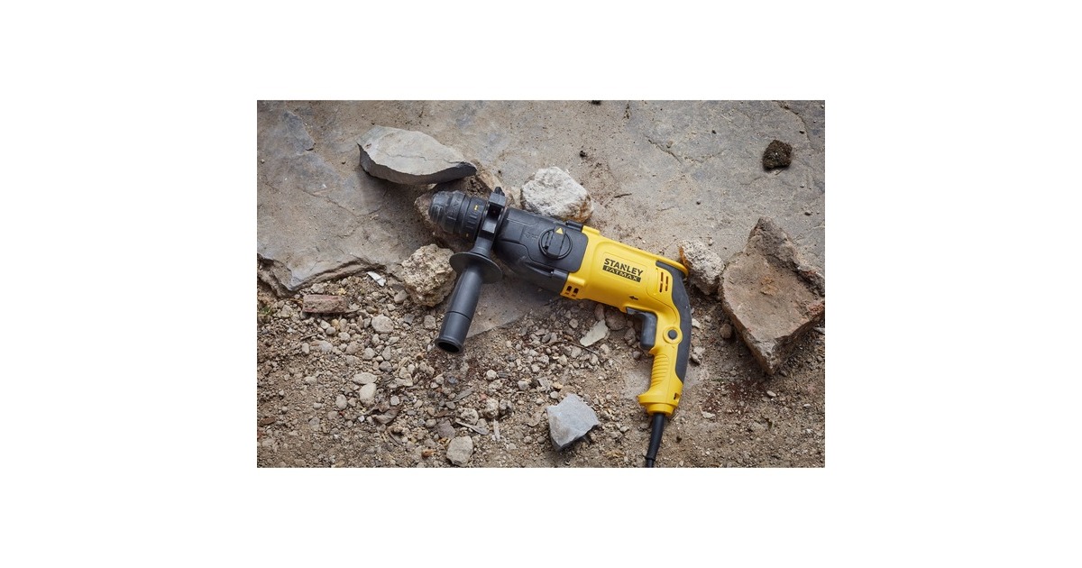StanleyFATMAX 800W SDS+ boorhamer  (Geel/zwart, met koffer)