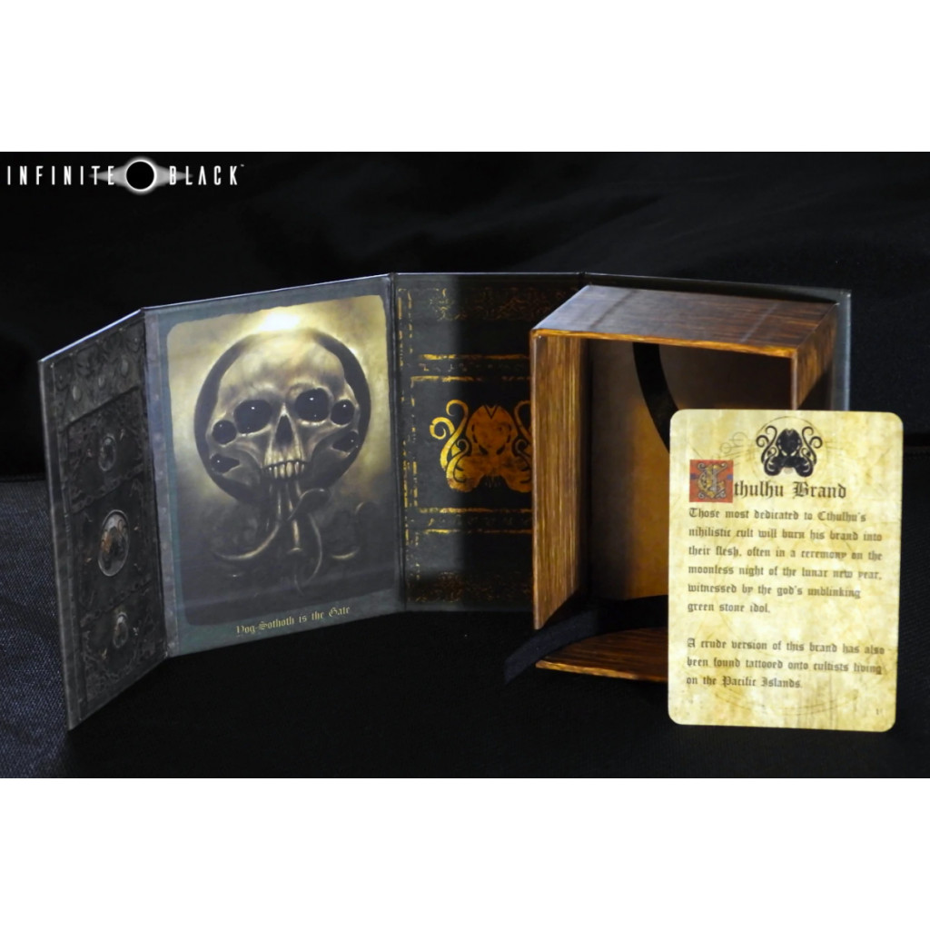 Deck Box 100+ Infinite Black - The Brand of Cthulhu