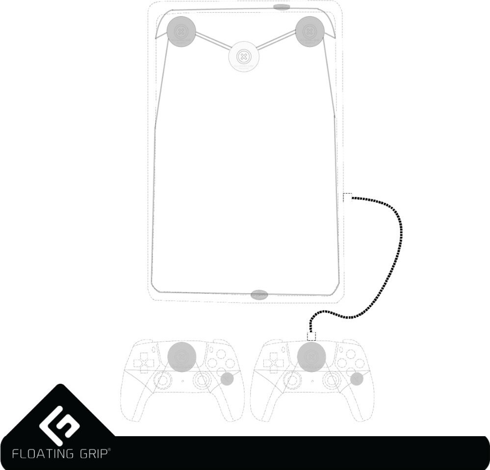 Floating Grip - USB-C Kabel - 0,5 Meter - Grøn