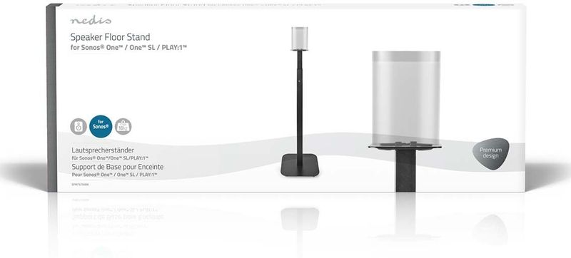 Nedis Speakerstandaard Sonos One SL/One SL/Sonos Play:1 Zwart