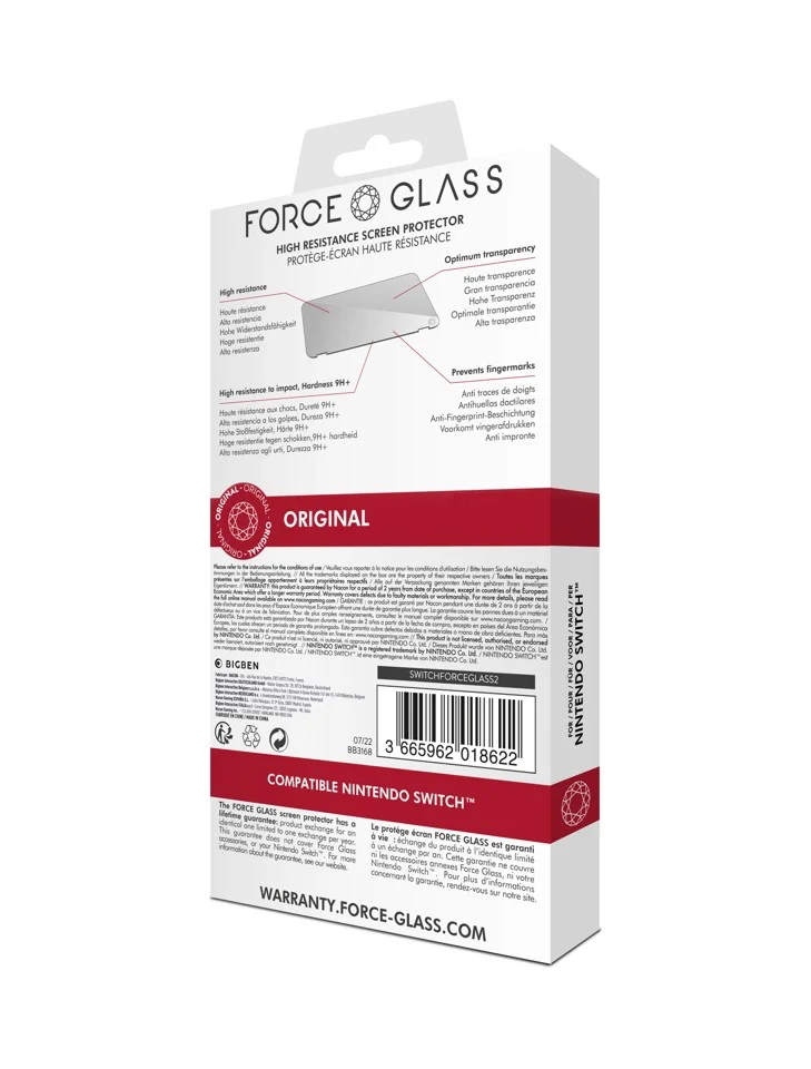BigBen Force Glass Protection Kit (Switch)