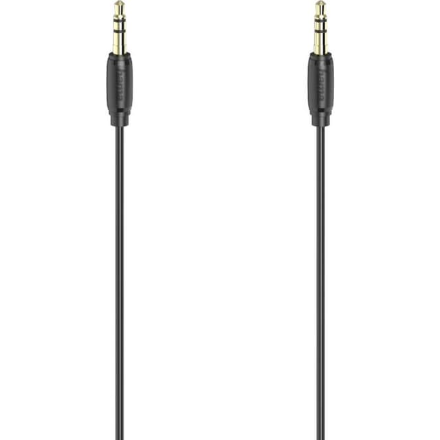 Hama Audio 3,5 mm til 3,5 mm guldbelagt kabel 0,5 m