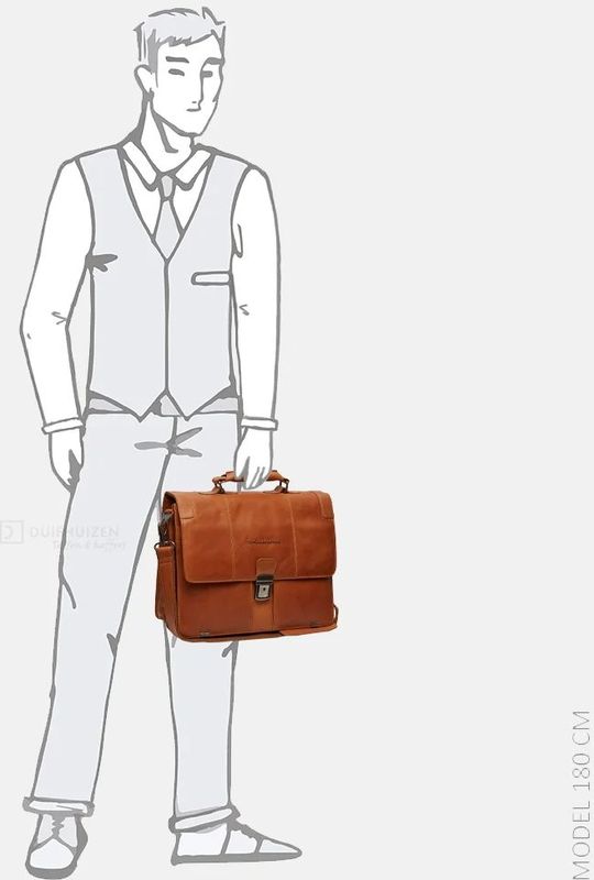 The Chesterfield Brand - Stuttgart - Schoudertas - Cognac - Leer
