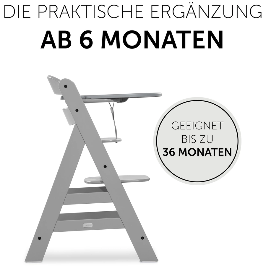 Hauck Alpha Esstisch Click Tray Grey