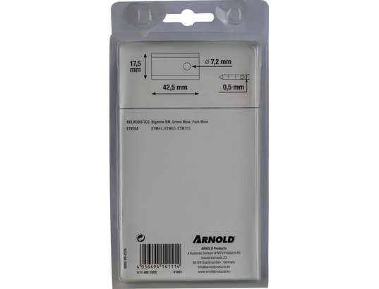 ARNOLD - Accessoire rasoir 9 lames pour robot belrobotics