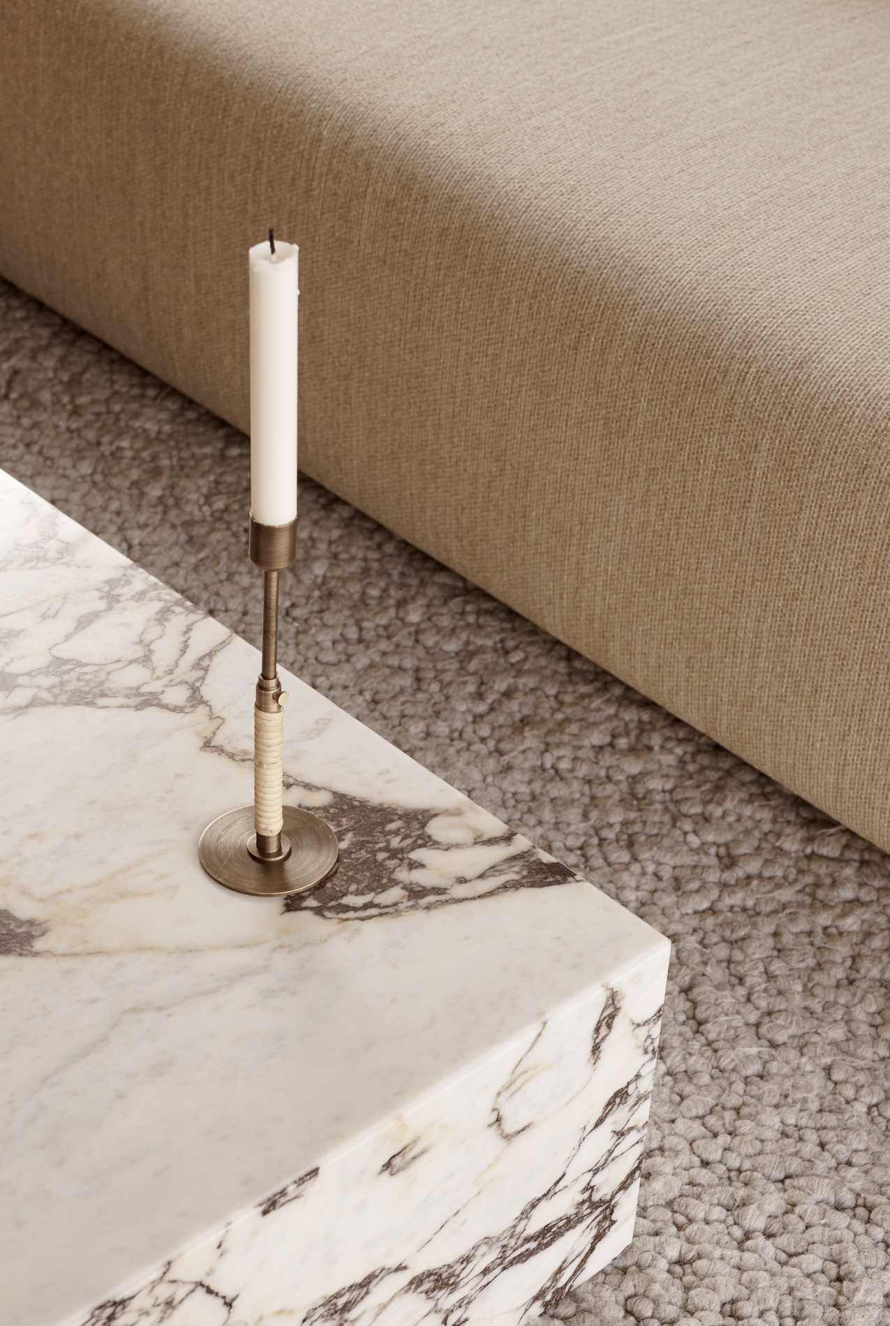 Audo Copenhagen Duca kaarsenstandaard messing, Bronzed