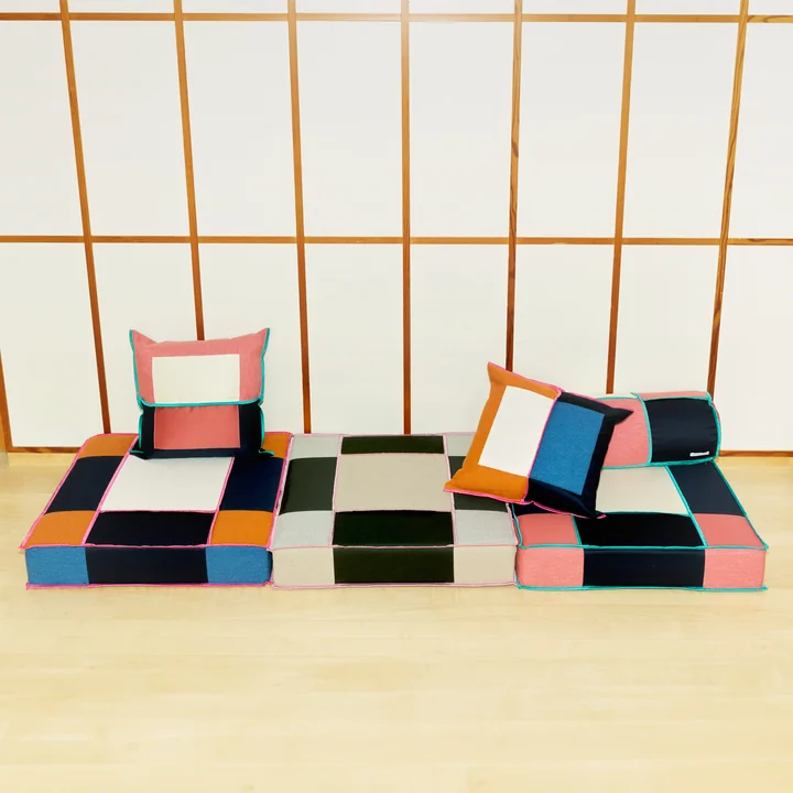 Juslin Maunula - Floor Pouf, marble peach