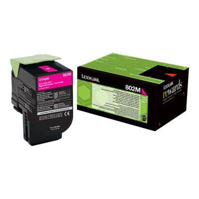 Lexmark 802 - magenta - cartouche laser d'origine