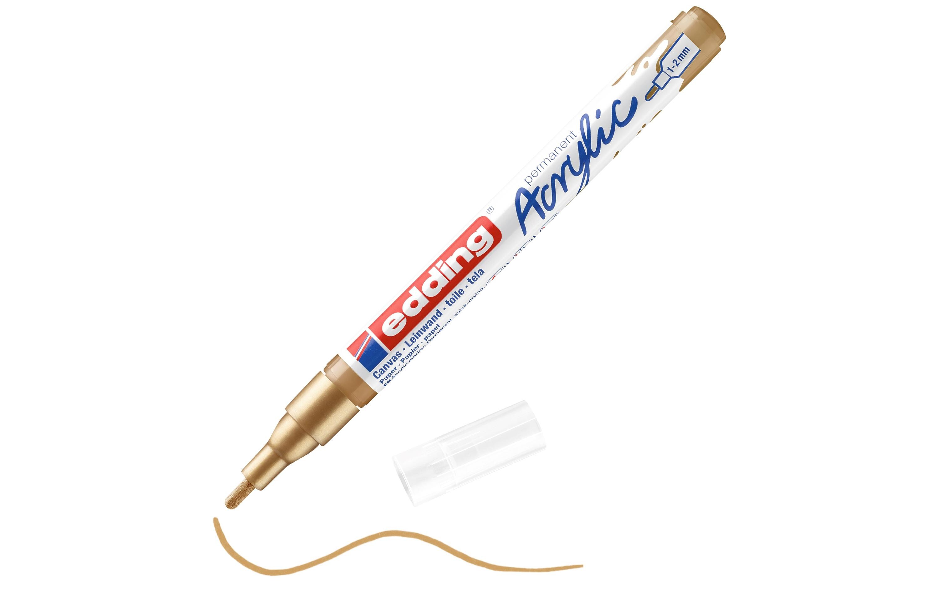 Acrylmarker 5300 Fein, GoldSchnelltrocknende Acrylstifte