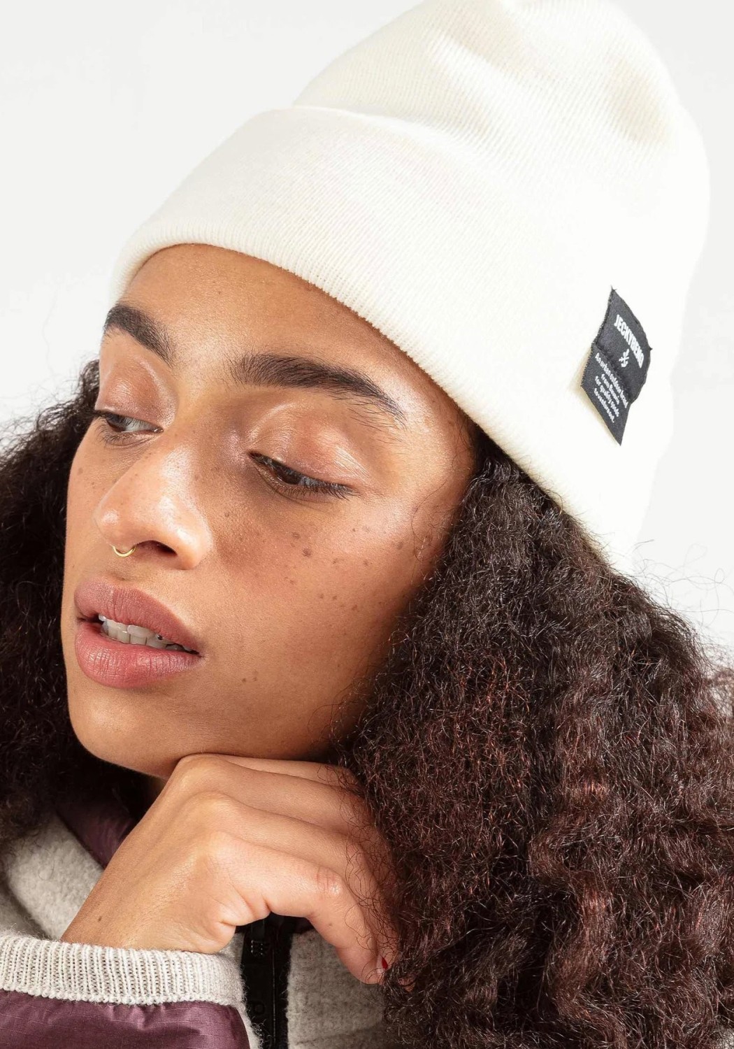 Jeckybeng Merino-Beanie Off White