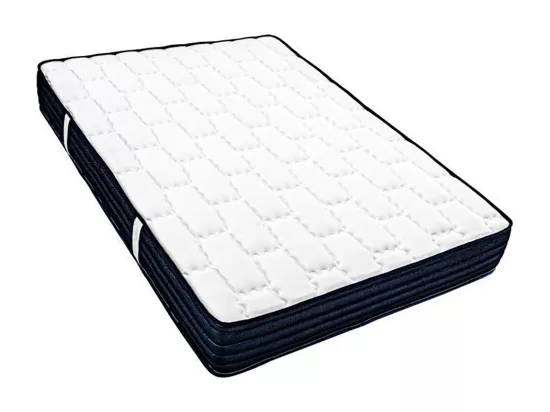 Matelas réversible DIAZ 140x190 cm, en mousse haute densité, indépendance du couchage, face été/hiver, épaisseur 20 cm