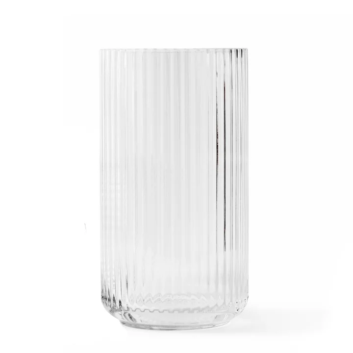 Lyngby Porcelæn - Glasvase, H 31 cm, transparent
