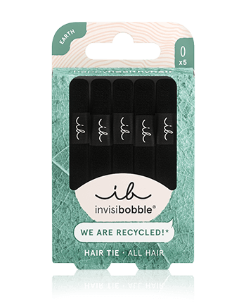 Invisibobble Hair Tie Black 5-Stück