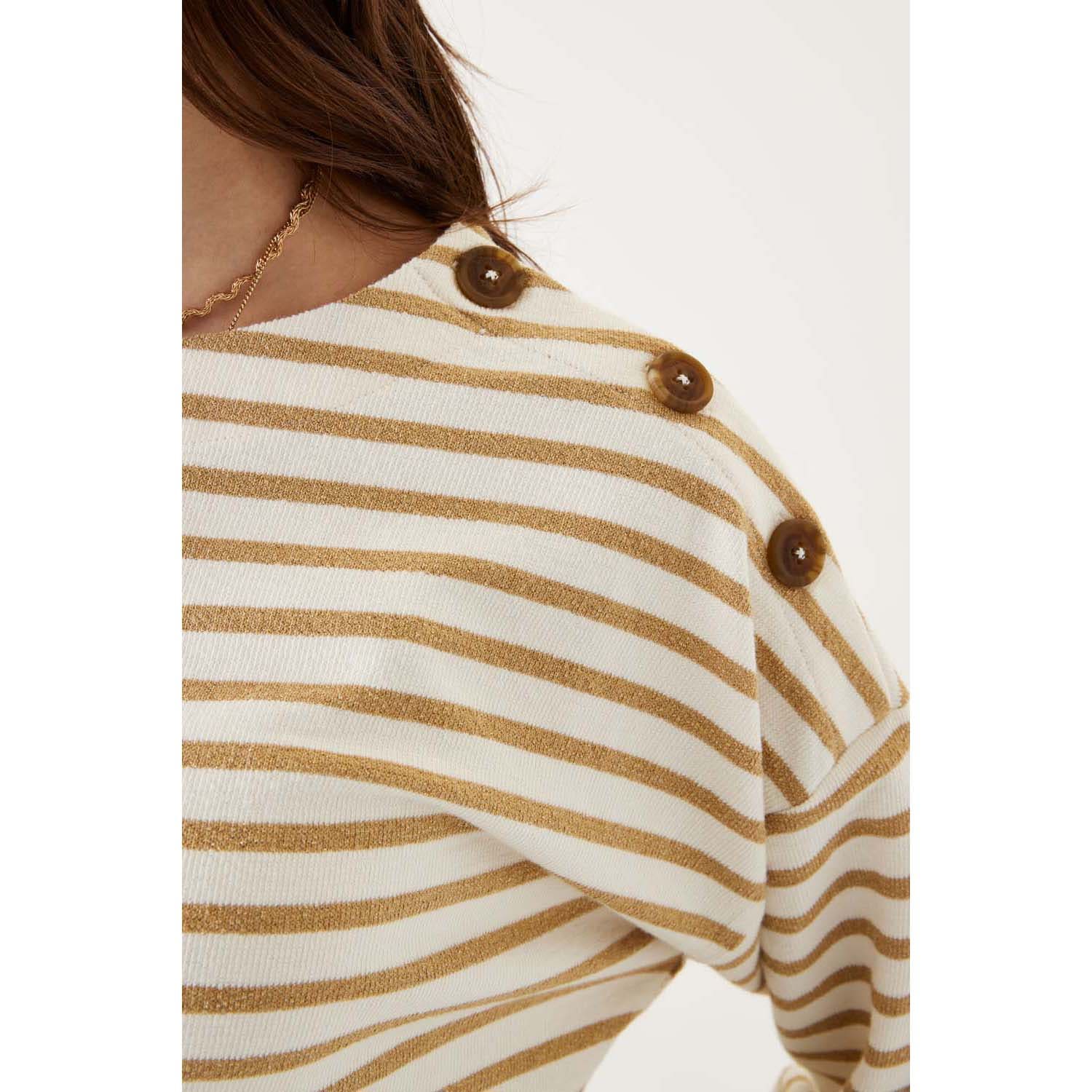 Garcia  Gestreepte Sweater