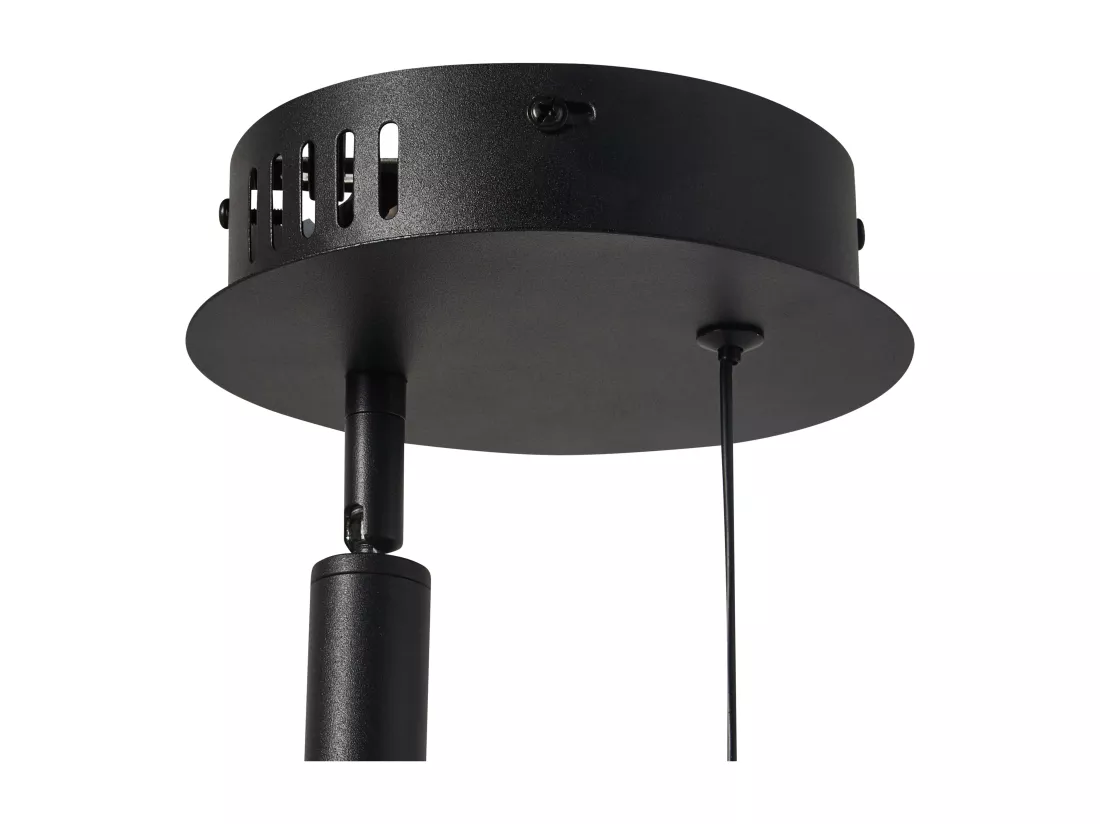 Lampe LED suspendue MABOLE Métal Noir