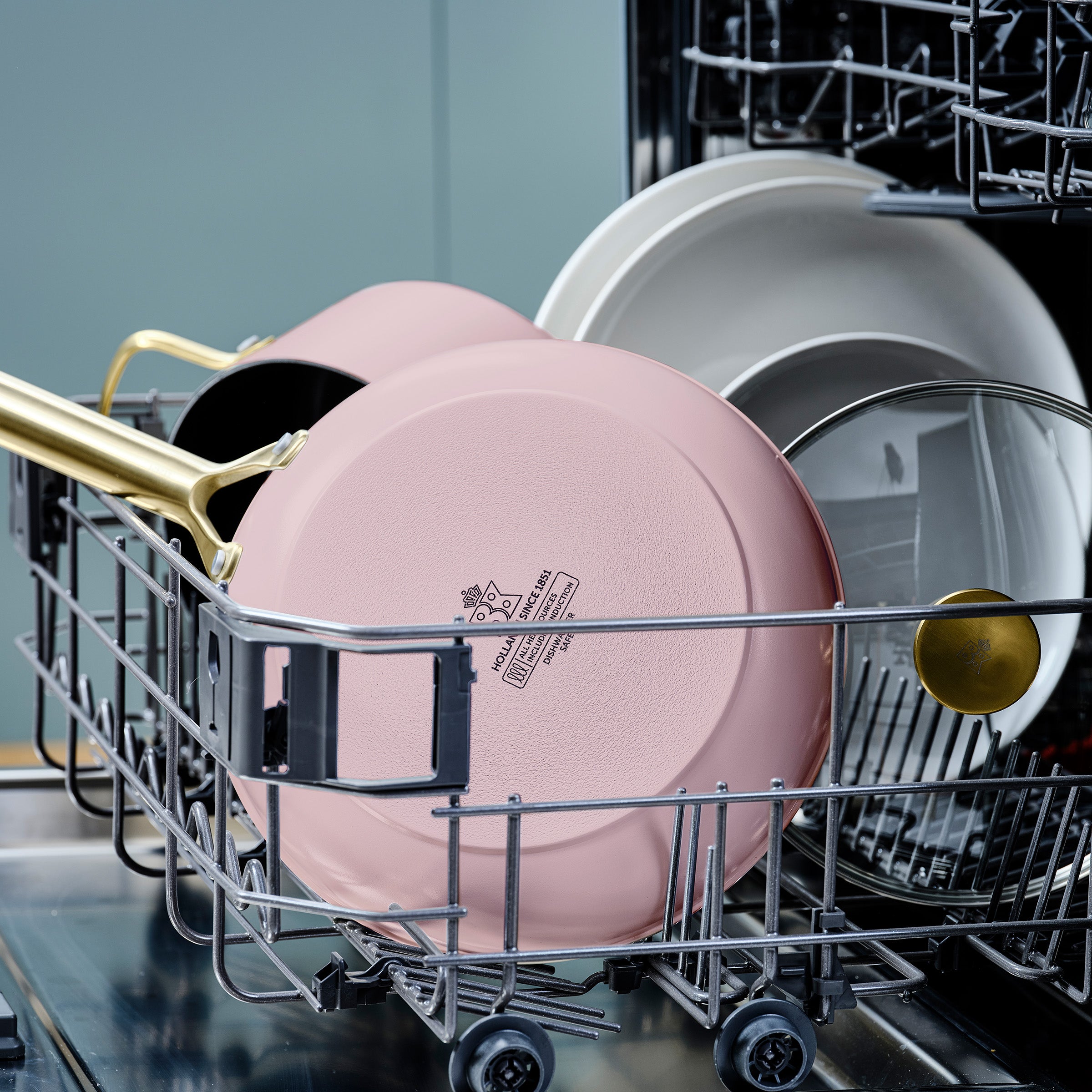 Sublime 2-delige koekenpannenset Blush Pink 24 cm   28 cm