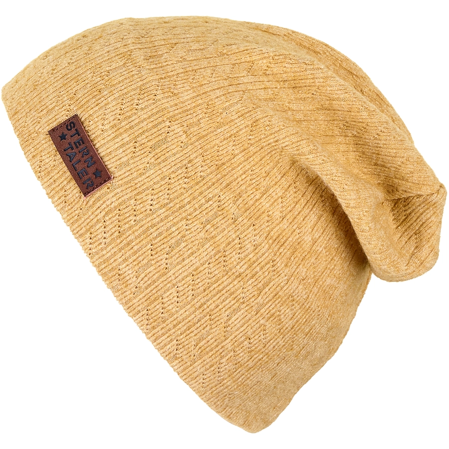 Sterntaler Beanie Struktur mittelgelb