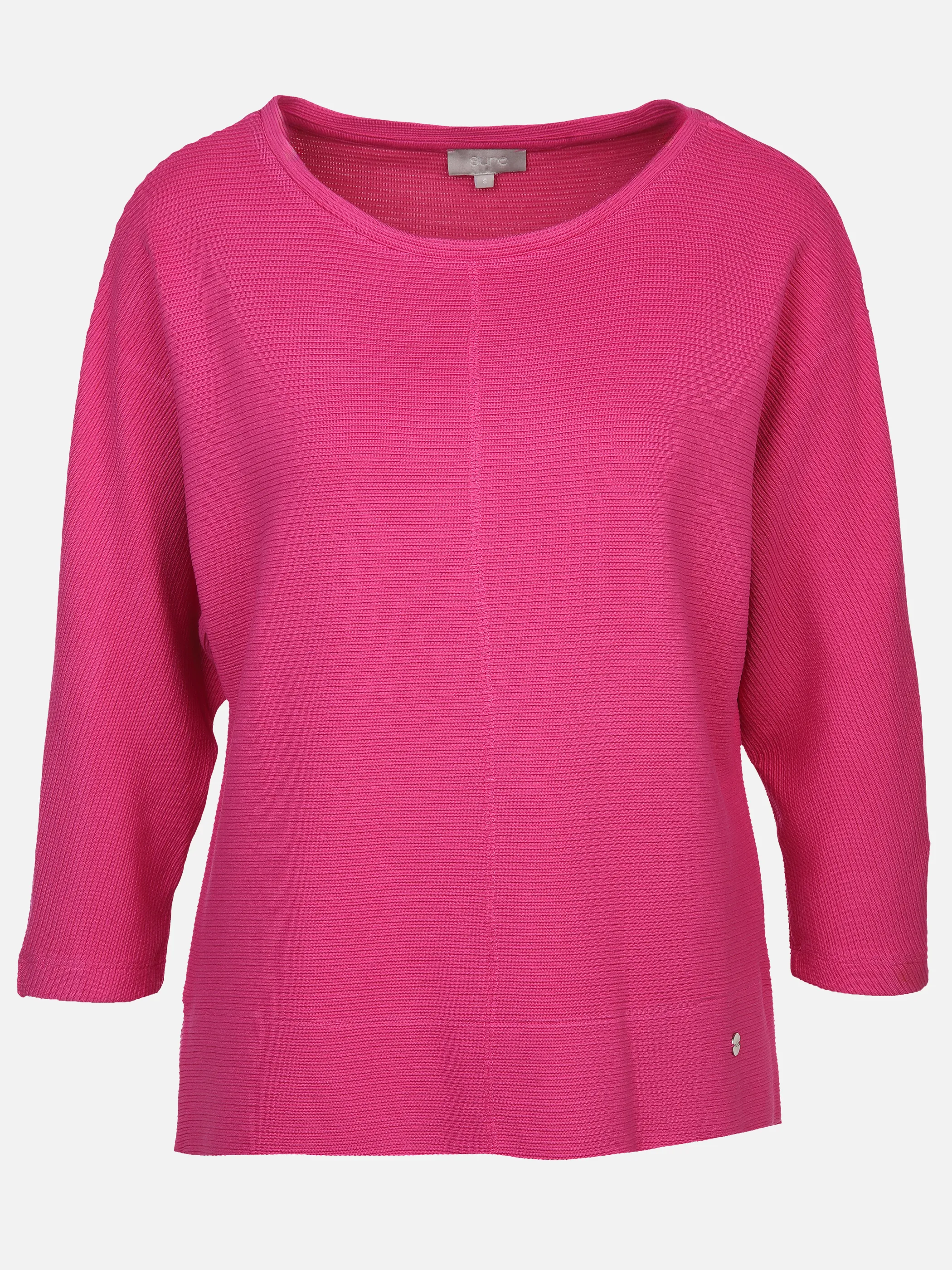 Damen Ottoman Shirt in Ripp-Optik
