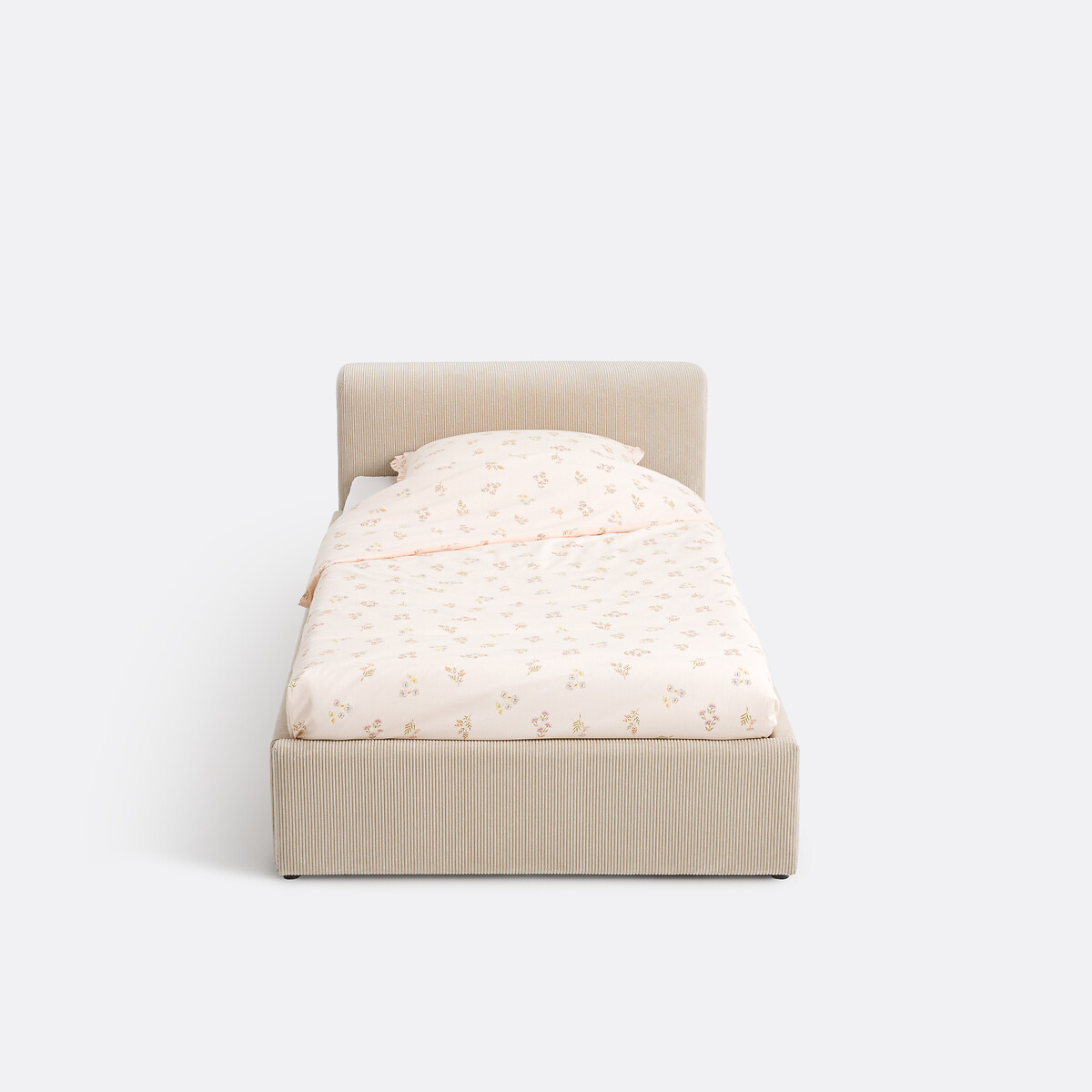 LA REDOUTE INTERIEURS<br>Cama de veludo cotelê com lade Taglia