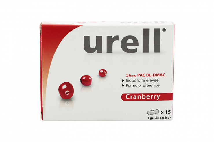 Urell cranberry 15 gélules