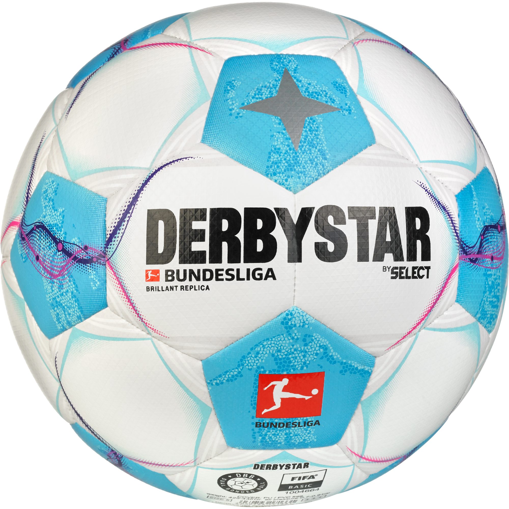 DERBYSTAR Bundesliga Brillant Replica v24 Fußball weiß