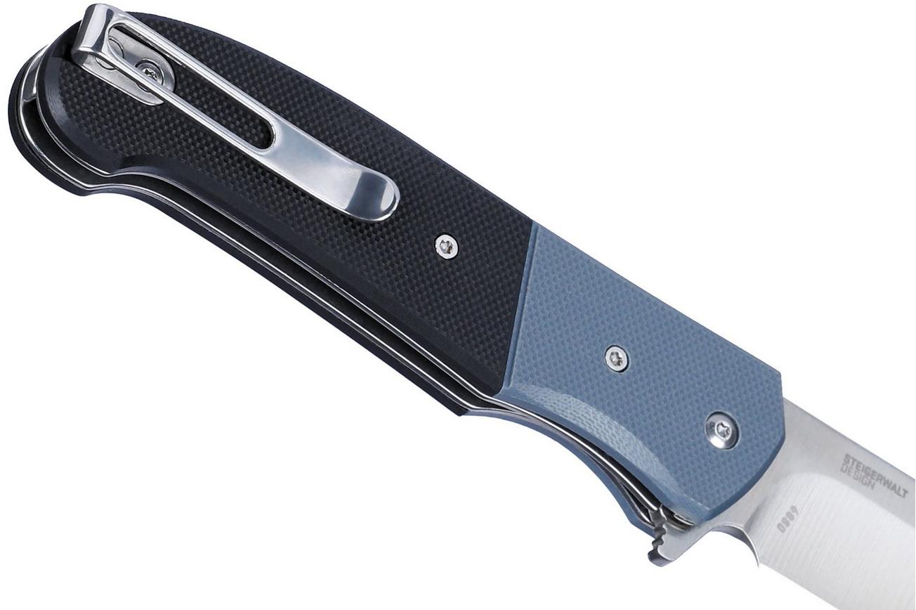 CRKT Ignitor Assisted, Silver zakmes, Ken Steigerwalt design