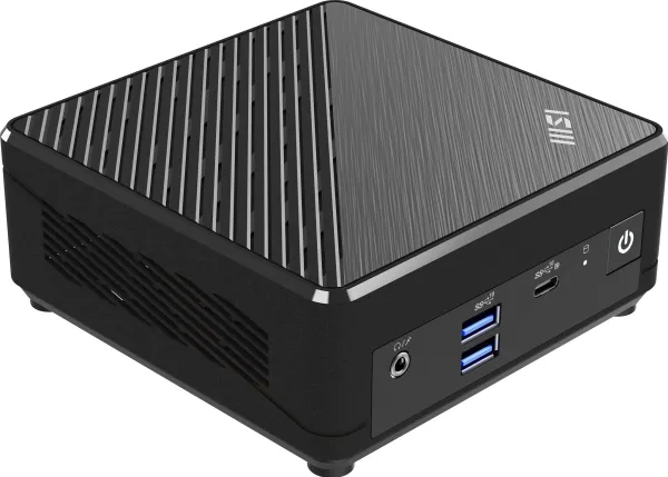 MSI Cubi N ADL S 225BEU - Barebone - mini PC 1 x N-series N100 / op til 3.4 GHz - RAM 0 GB - UHD Graphics - Gigabit Ethernet - sort